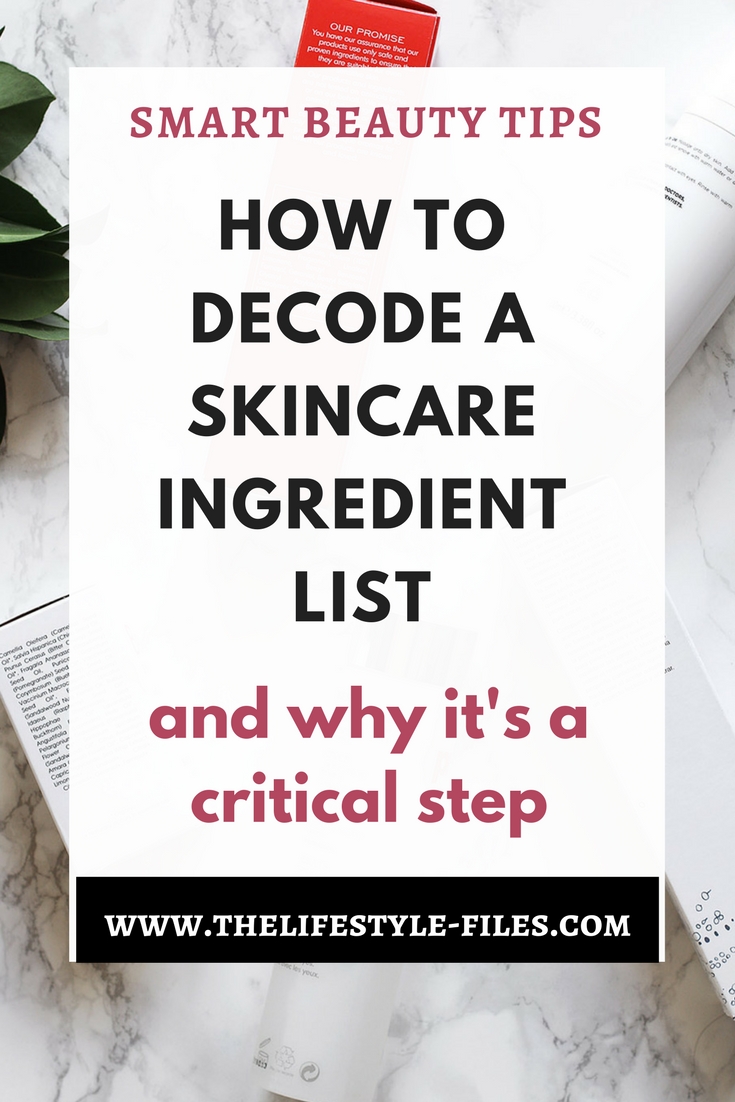 How to read a beauty and skincare ingredient list beauty / skincare / smart shopping