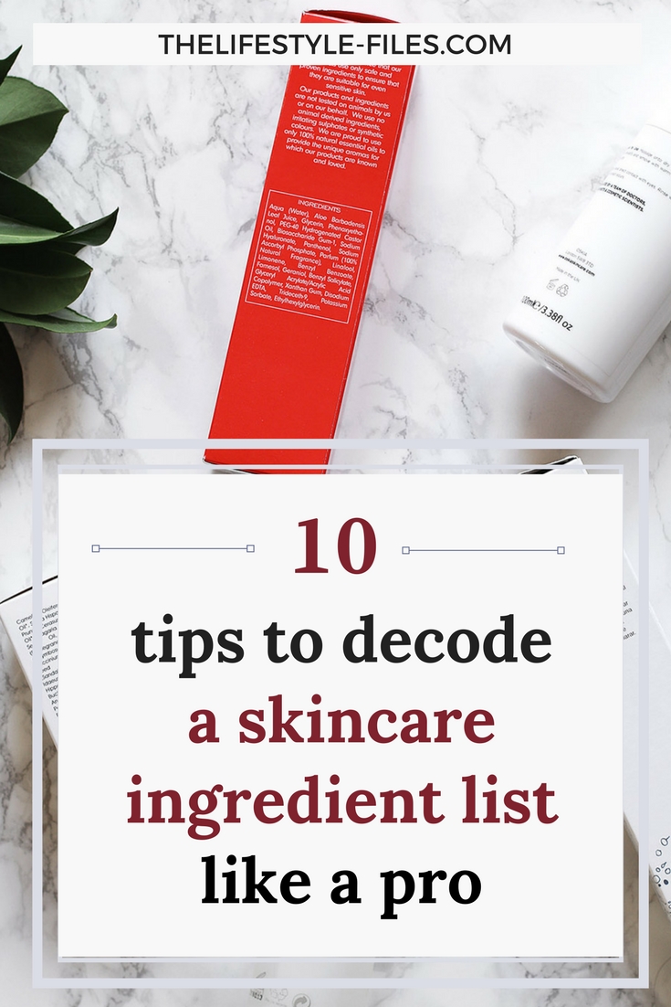 How to read a beauty and skincare ingredient list beauty / skincare / smart shopping