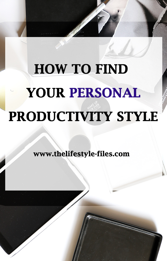 Find your own personal productivity style