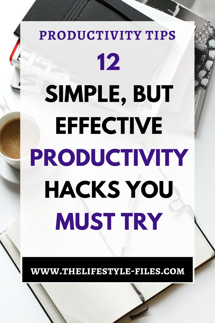 Simple tips to become more productive productivity / productivity tips / organizing / blogging / productivity hacks / 