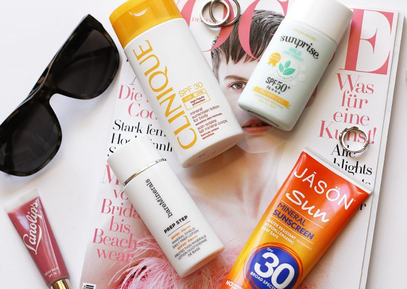 mineral sunscreens -reviews