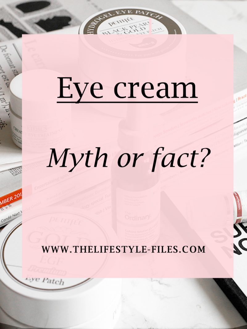 Eye cream: Is it really necessary?
