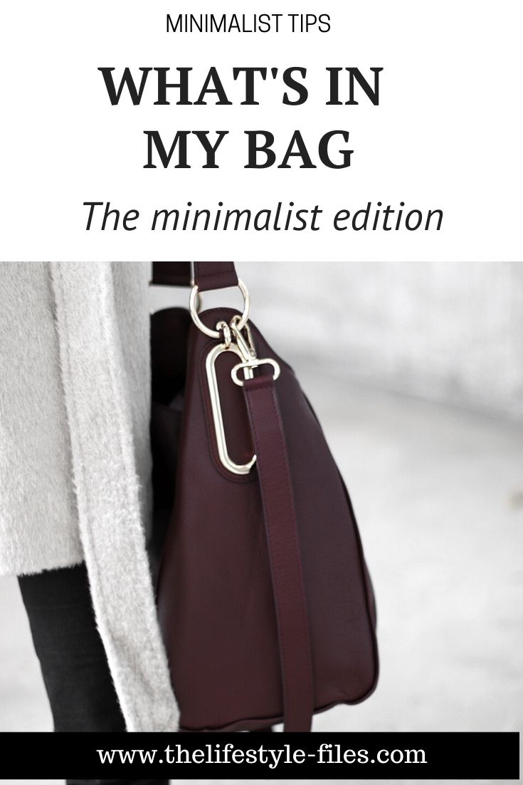 What's in my minimalist bag