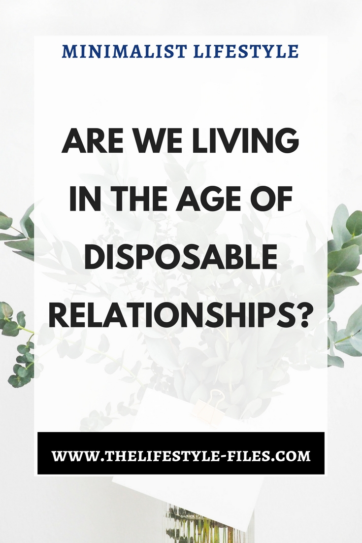 disposable relationships