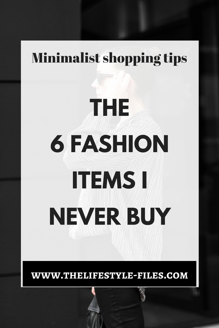 minimalist shopping tips