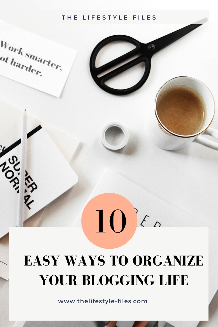 organize blogging
