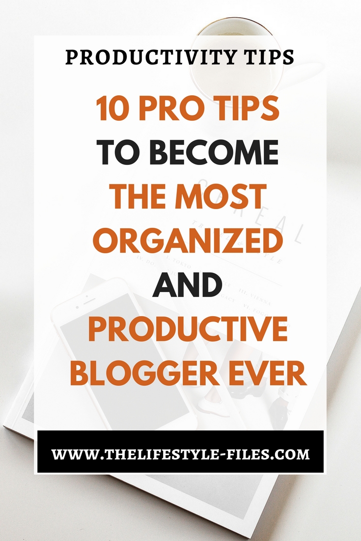 organize blogging