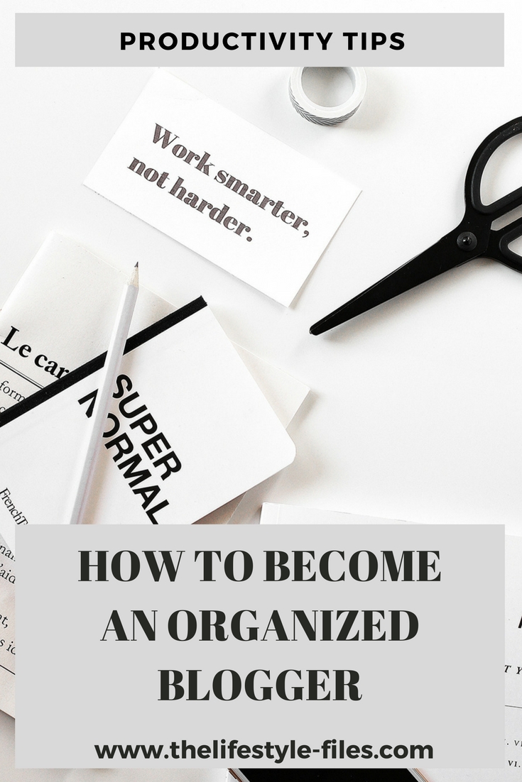 organize blogging