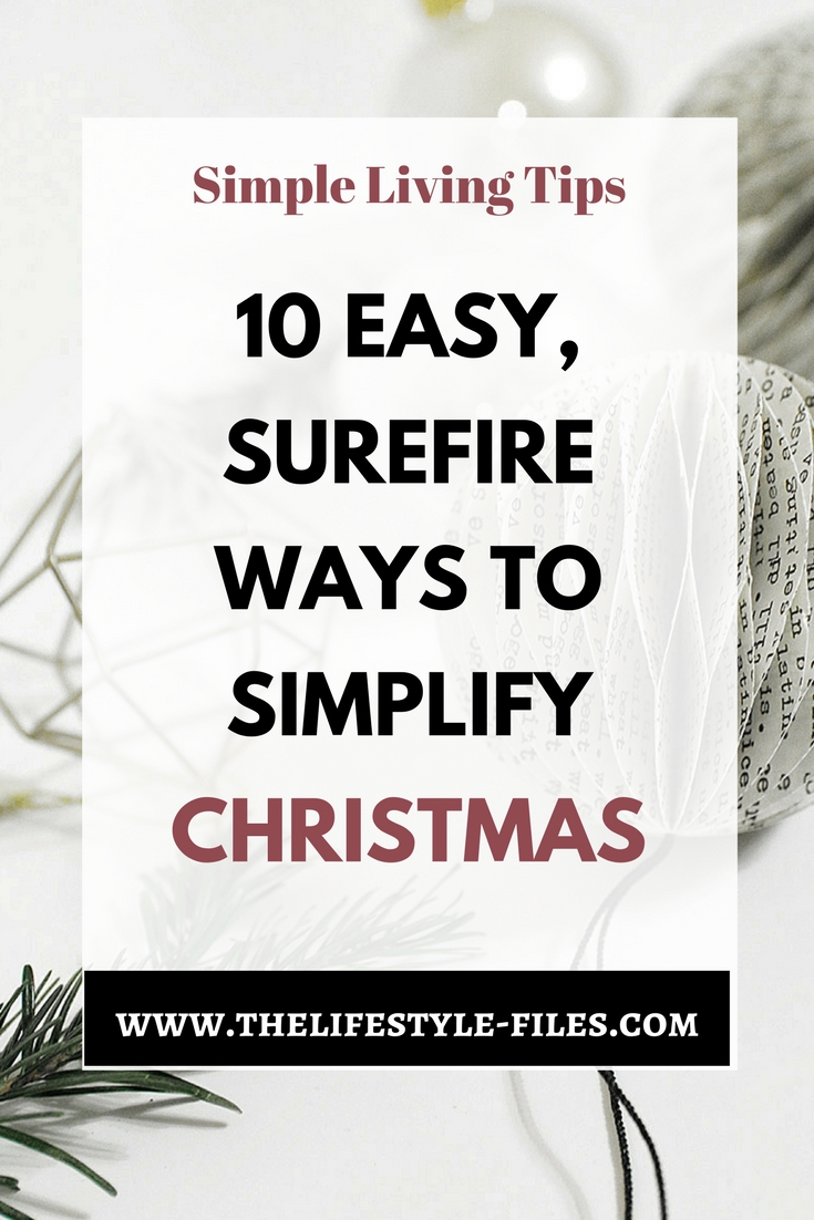 How to simplify Christmas? Christmas / slow living / holidays / organizing / holiday tips / simplify / simple living