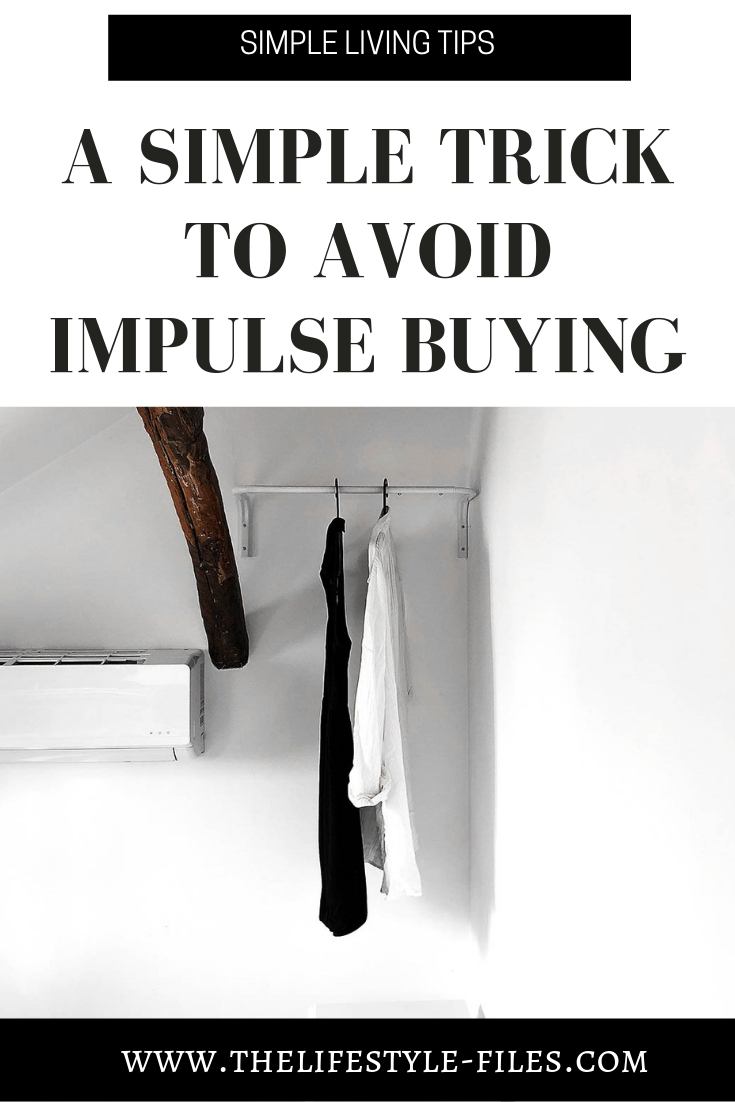 A simple trick to avoid impulse buying