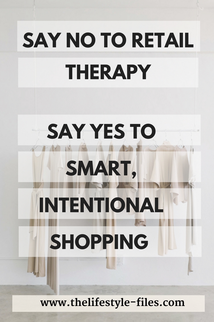 Why retail therapy never works shopping / minimalism / minimalist fashion