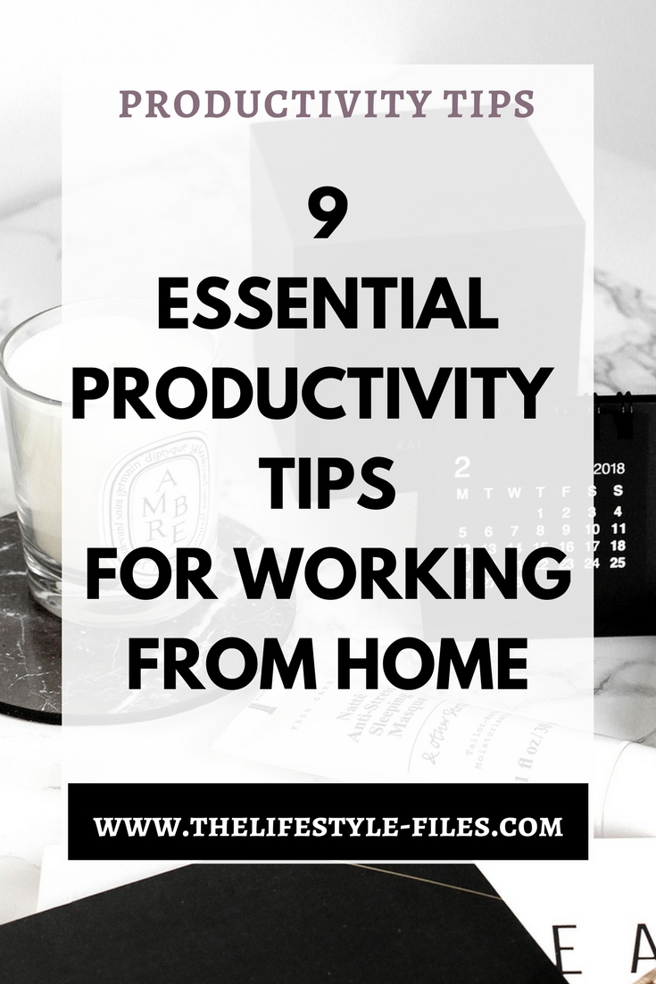 Working from home - productivity tips