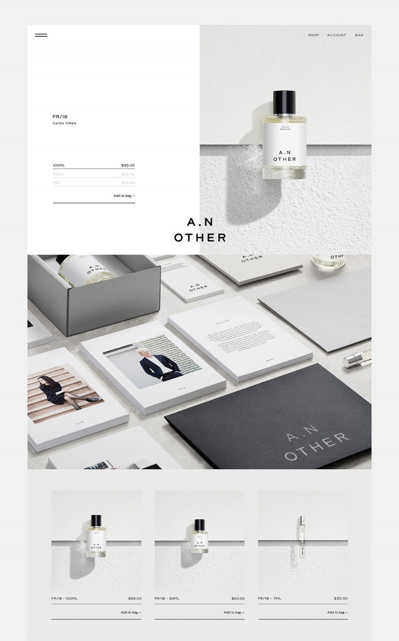 Minimalist brand design