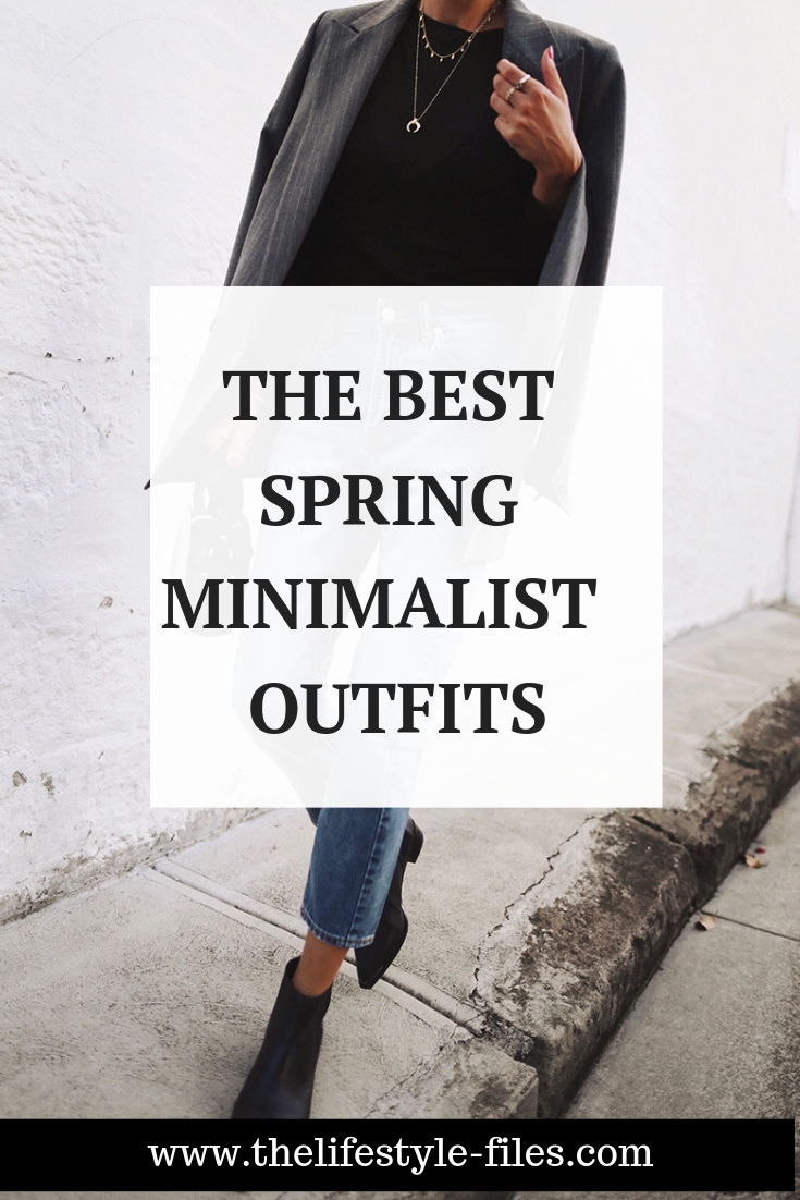 Minimalist fashion inspiration for spring