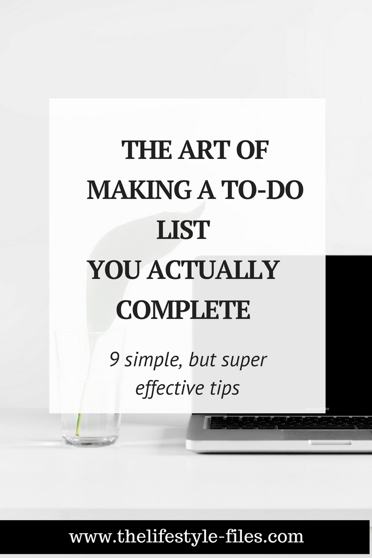 To-do-list tips - boost your productivity