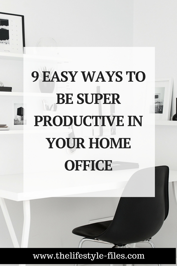 Working from home - productivity tips