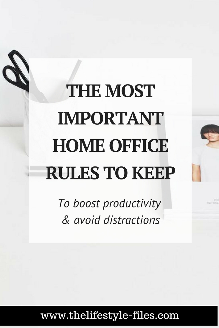 Working from home - productivity tips
