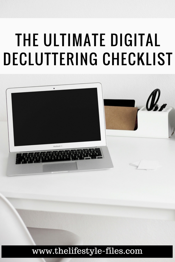 digital decluttering calendar