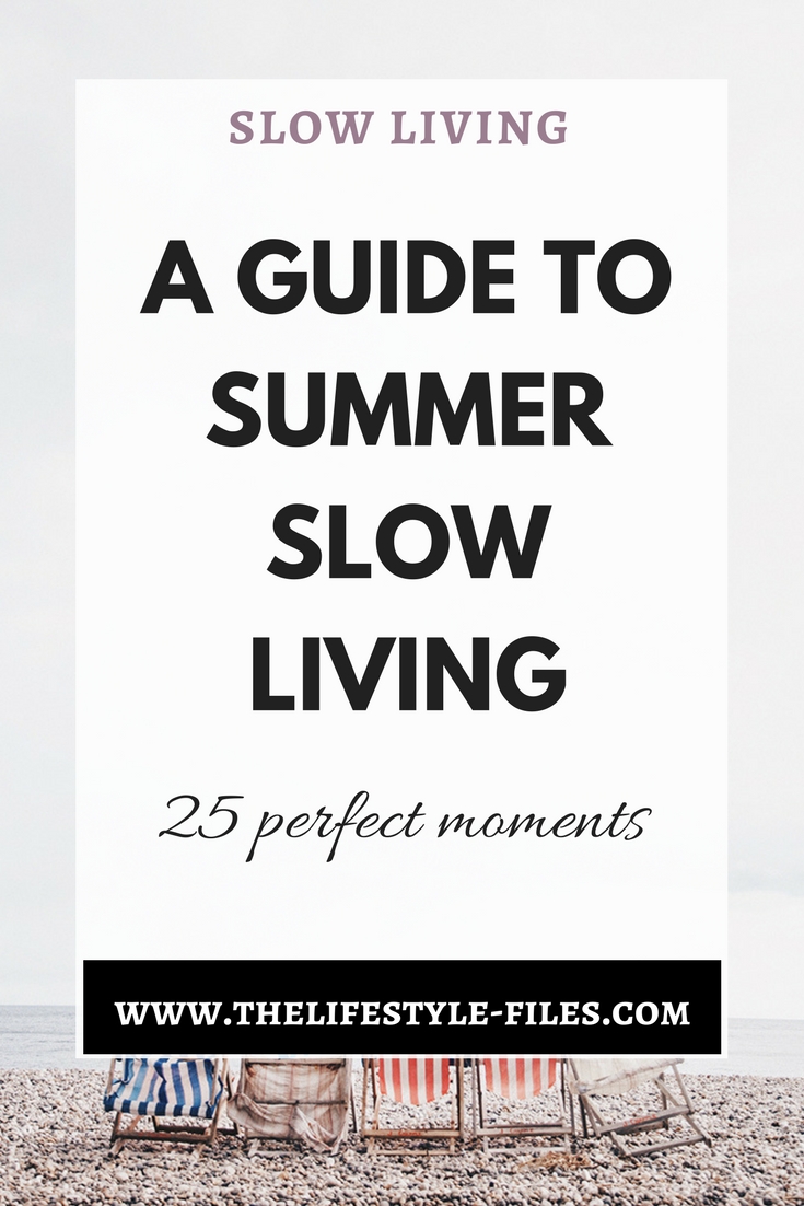 Perfect slow summer moments