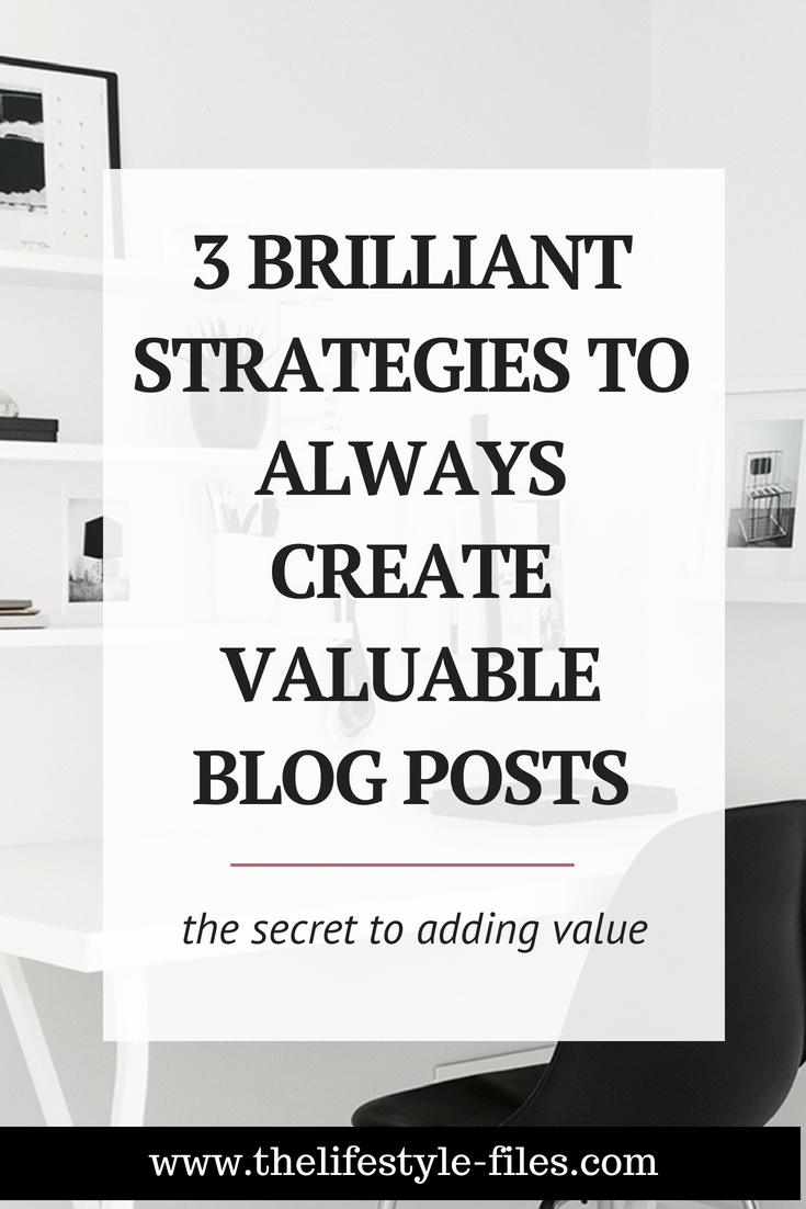 adding value as a blogger