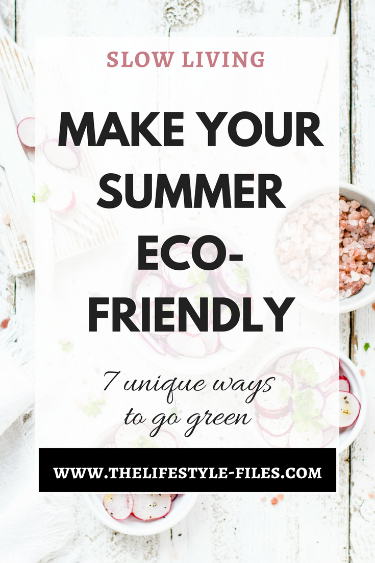 eco friendly summer tips