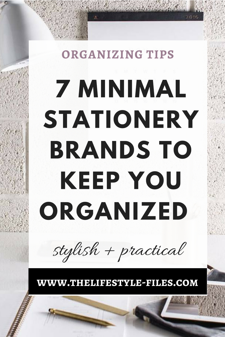 The best minimal stationery brands