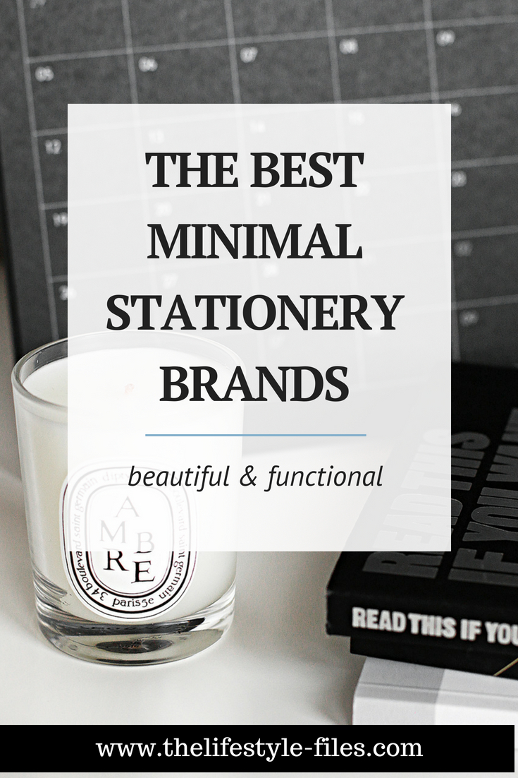 The best minimal stationery brands