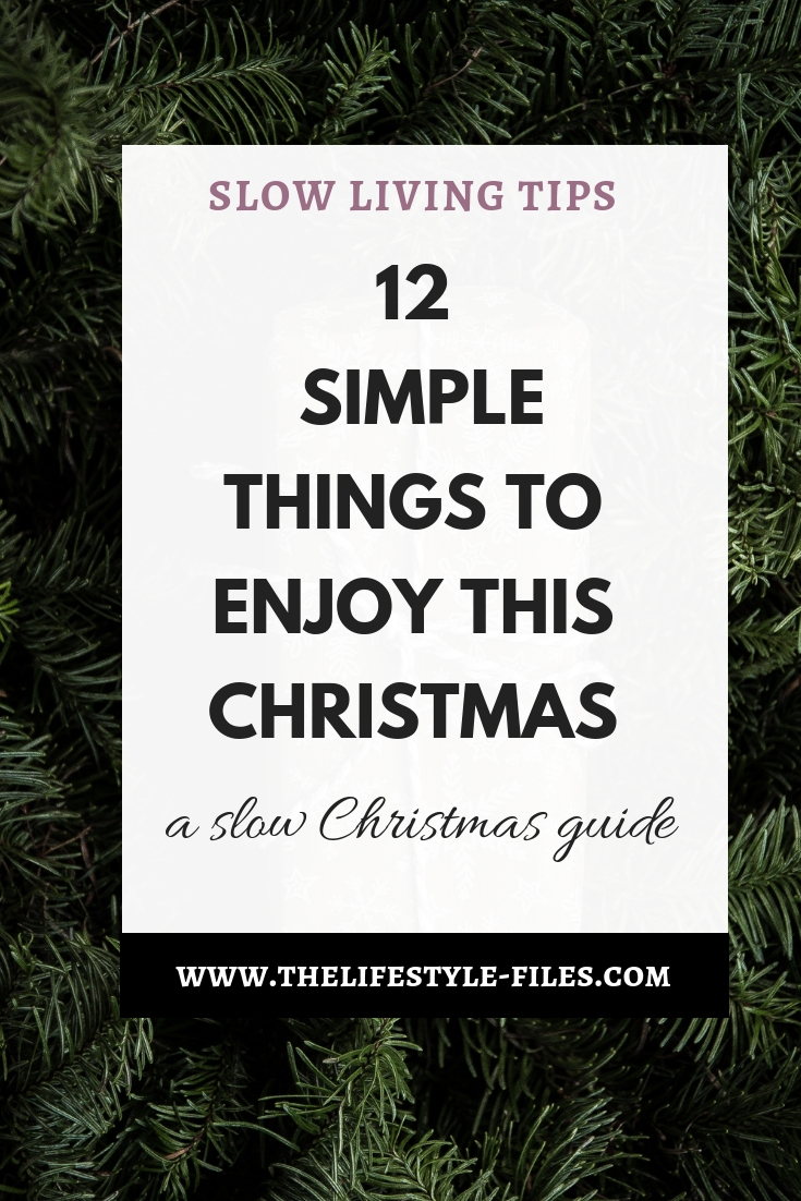 A slow Christmas bucket list