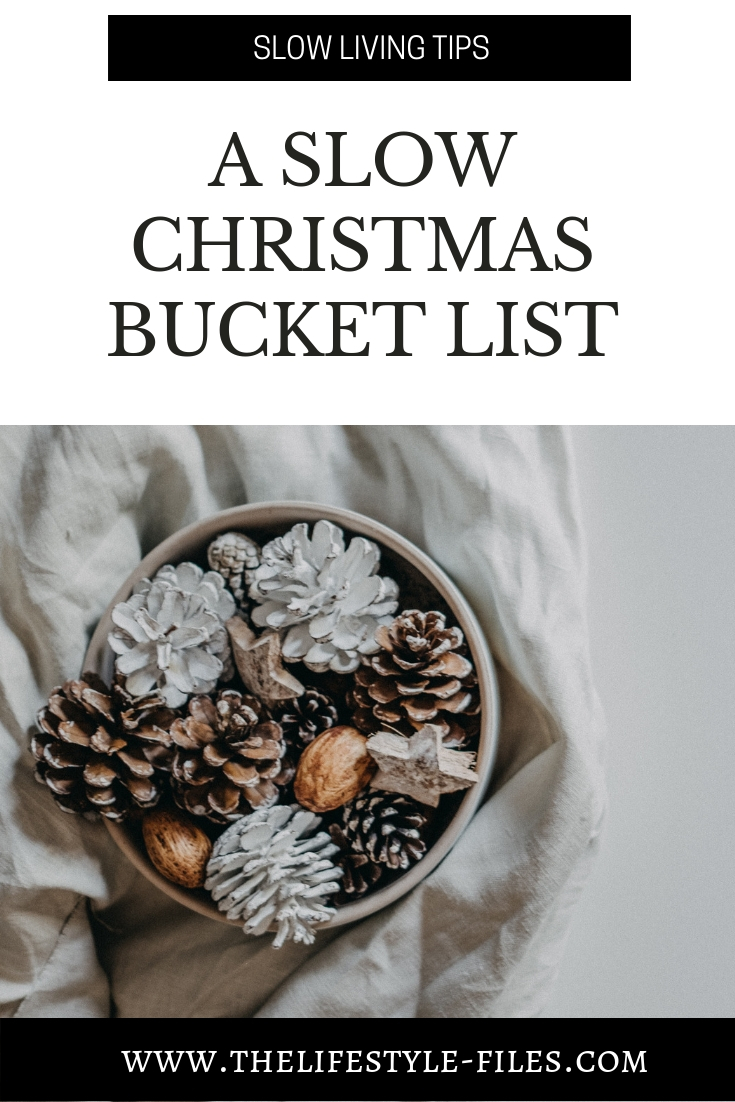 A slow Christmas bucket list