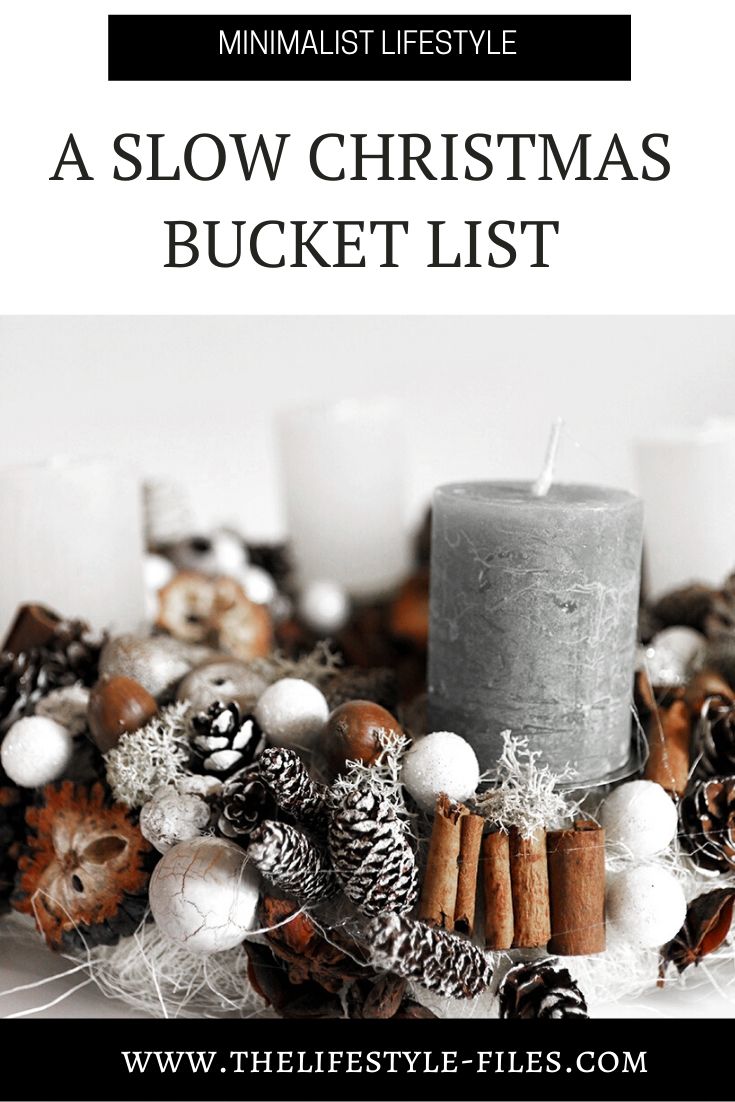 A slow Christmas bucket list