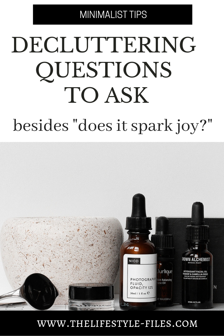 5 important decluttering questions to ask besides "does it spark joy?"