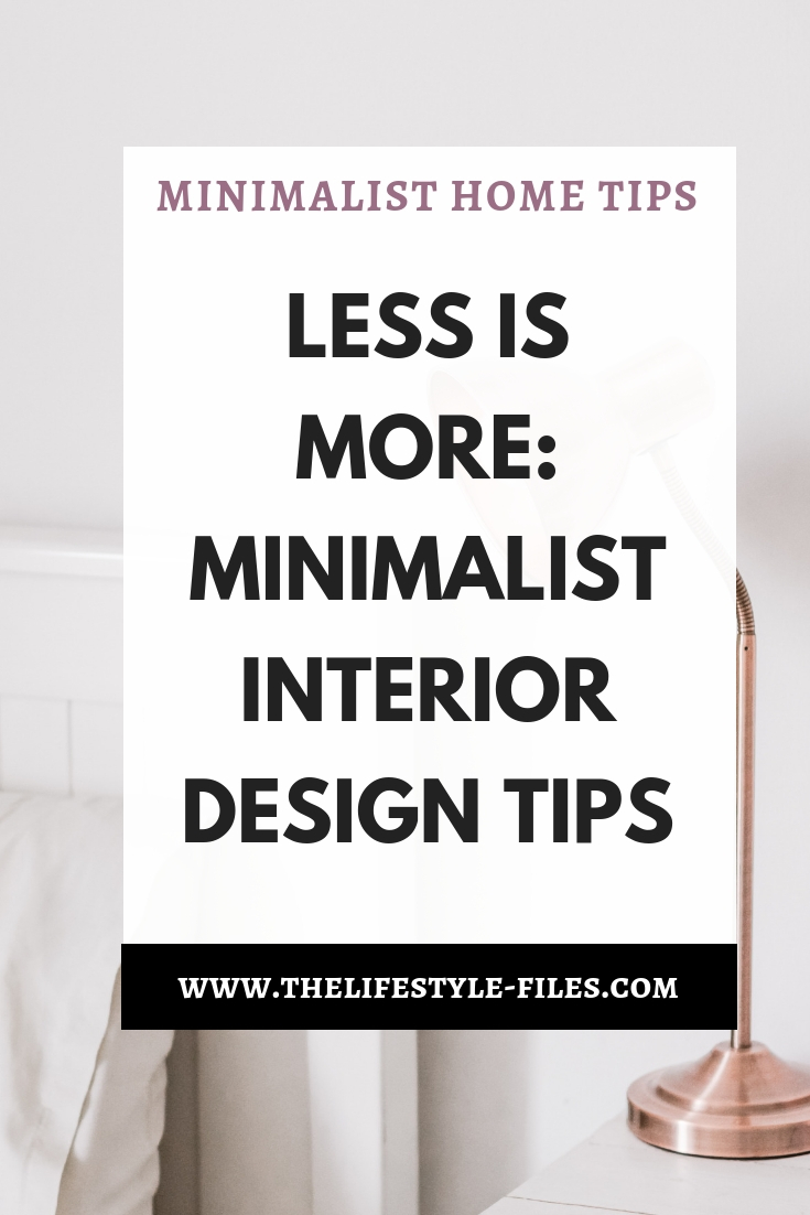 How to design a minimalist home