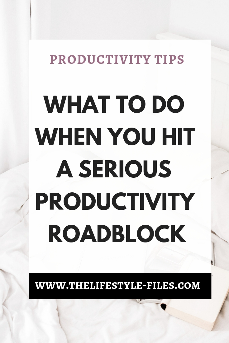 How to get out of your productivity rut?