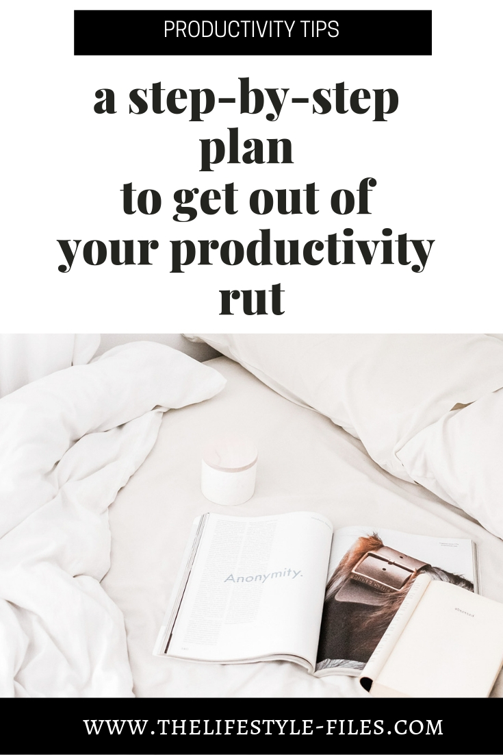 What to do when you hit a serious productivity roadblock? You hit refresh. Here's a step-by-step plan to get out of a productivity rut