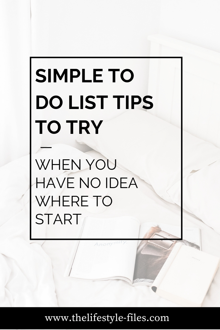 How to get out of a productivity rut and start organizing lyour life when you have no idea how to start. Practical productivity tips to try.