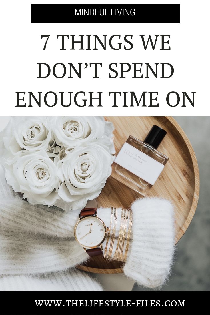 Things we don't spend enough time on - though we probably should