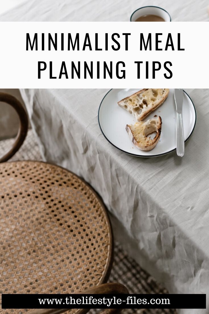 Practical tips to simplify meal planning