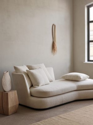 neutral minimal living room