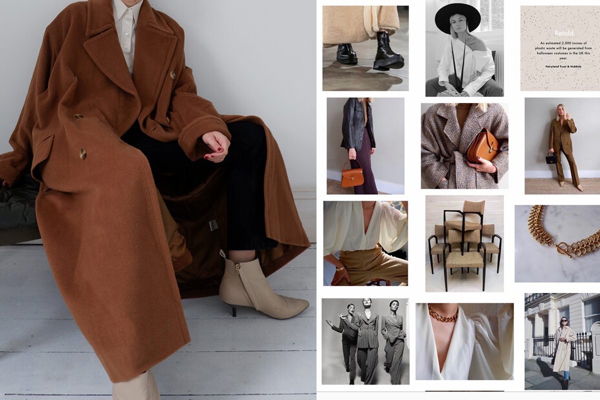 Curated online vintage stores