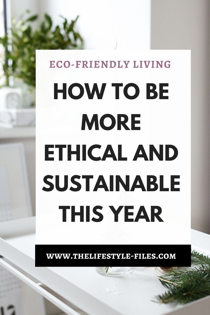 sustainable lifestyle goals for 2019