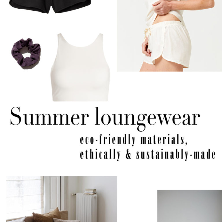 Sustainable summer loungewear